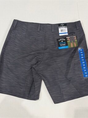 Callaway Men's Gray Heather Stretch Golf Shorts